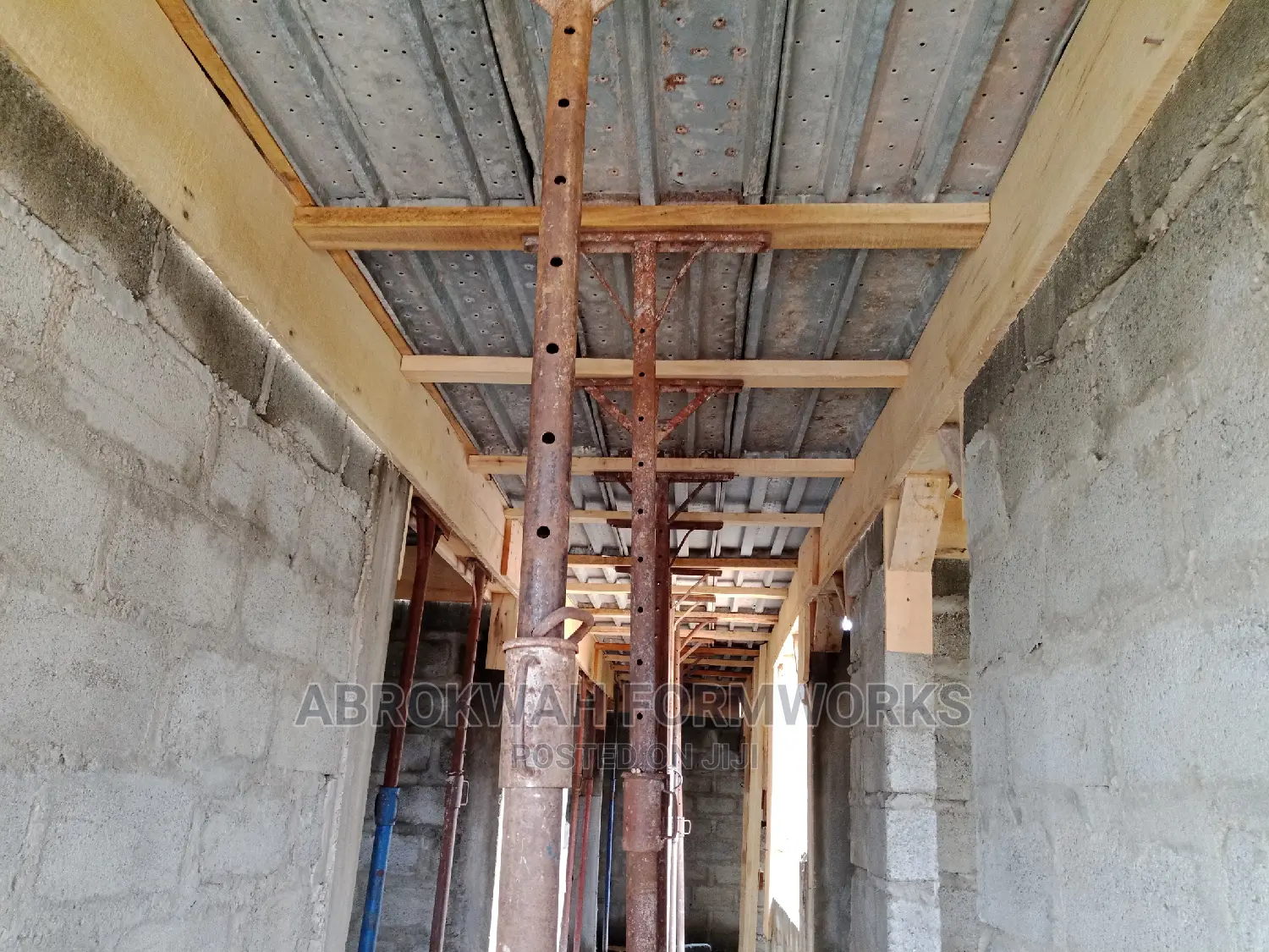 Decking Formwork/Steel Decking/Woods/Props/Scaffold/Pillars
