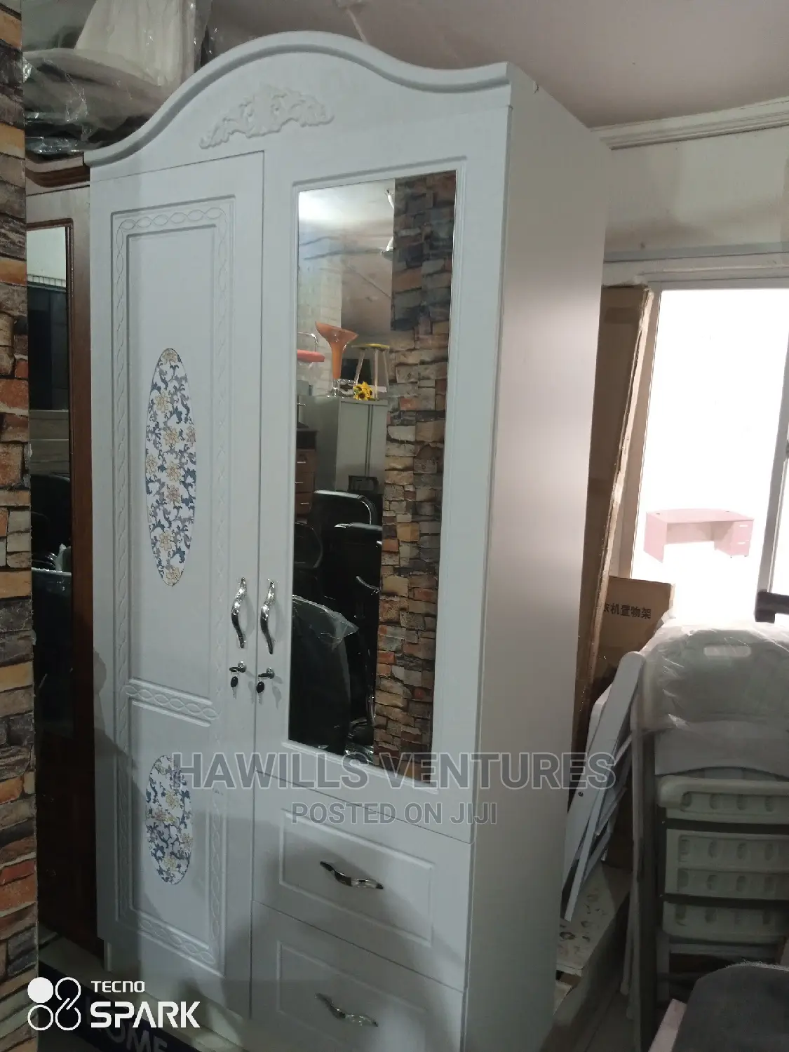 2 Doors Wardrobe
