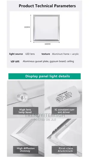 60 * 60cm Ceiling Led Flat Panel Light