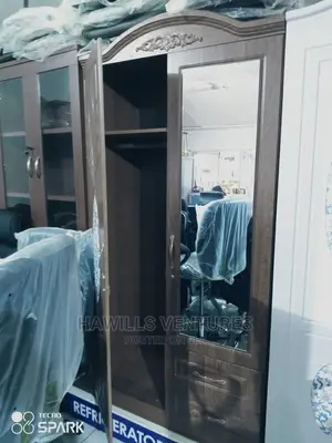 Hauga Wardrobe With Mirror