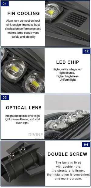 200W LED Street Light Complete