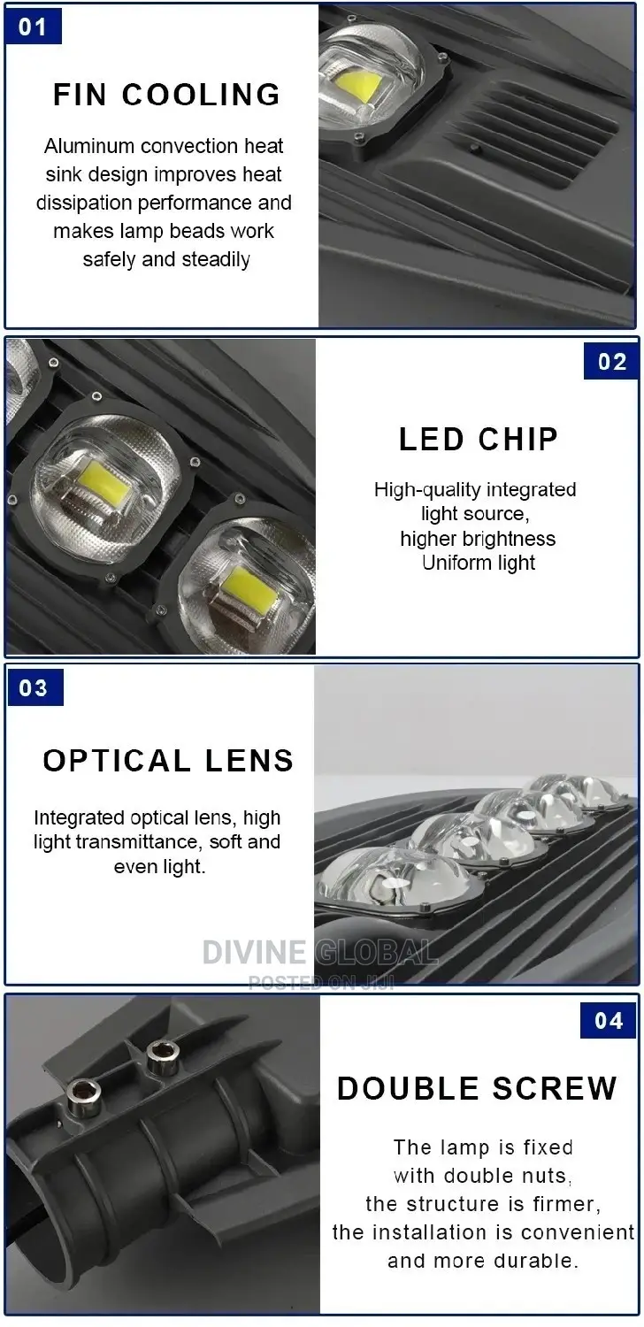 200W LED Street Light Complete