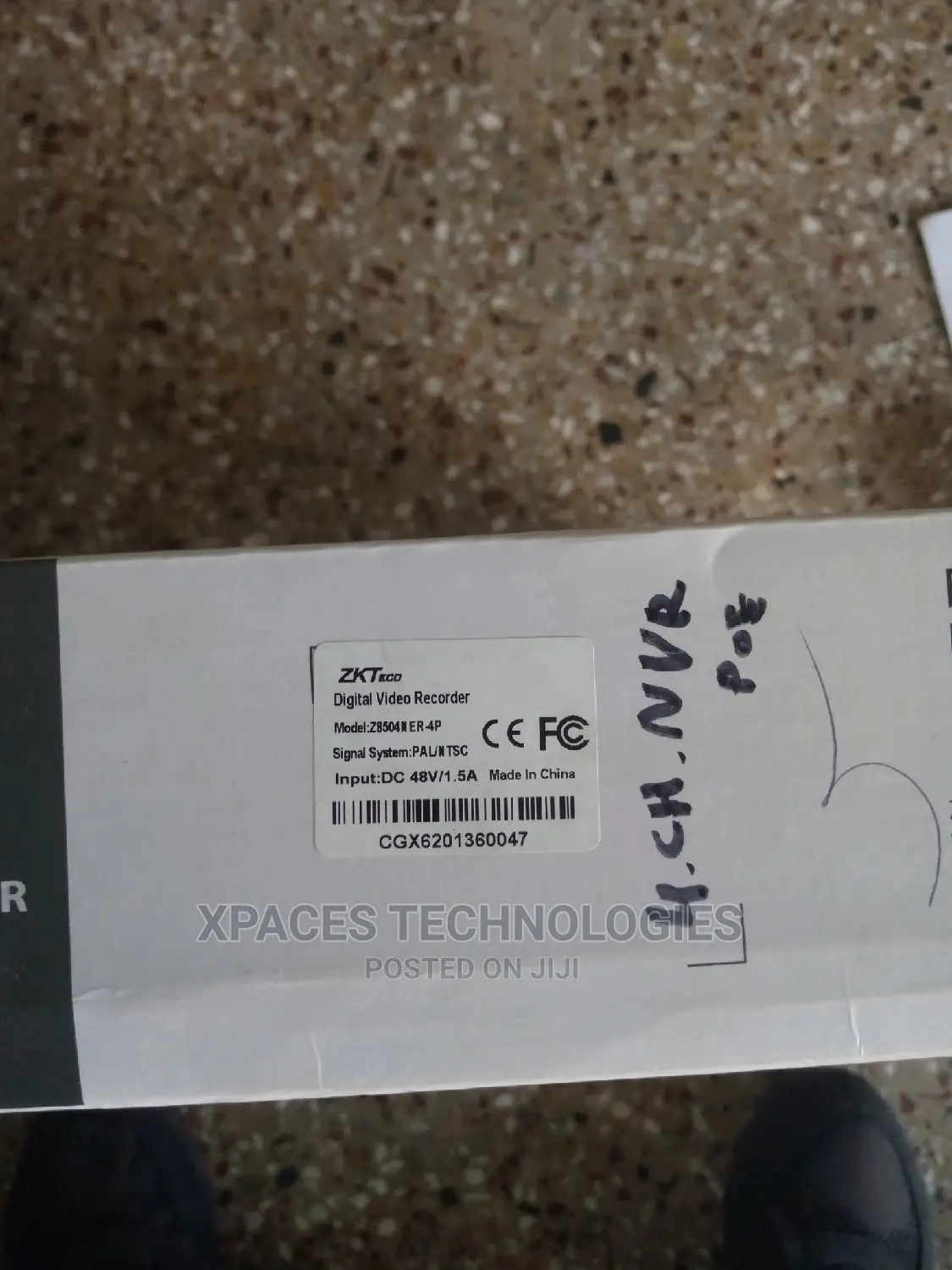 Zkteco NVR 4 CH (Z8504ner-4p)1080P