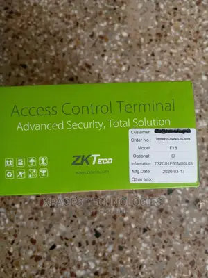 Zkteco F18 Fingerprint Access Controller