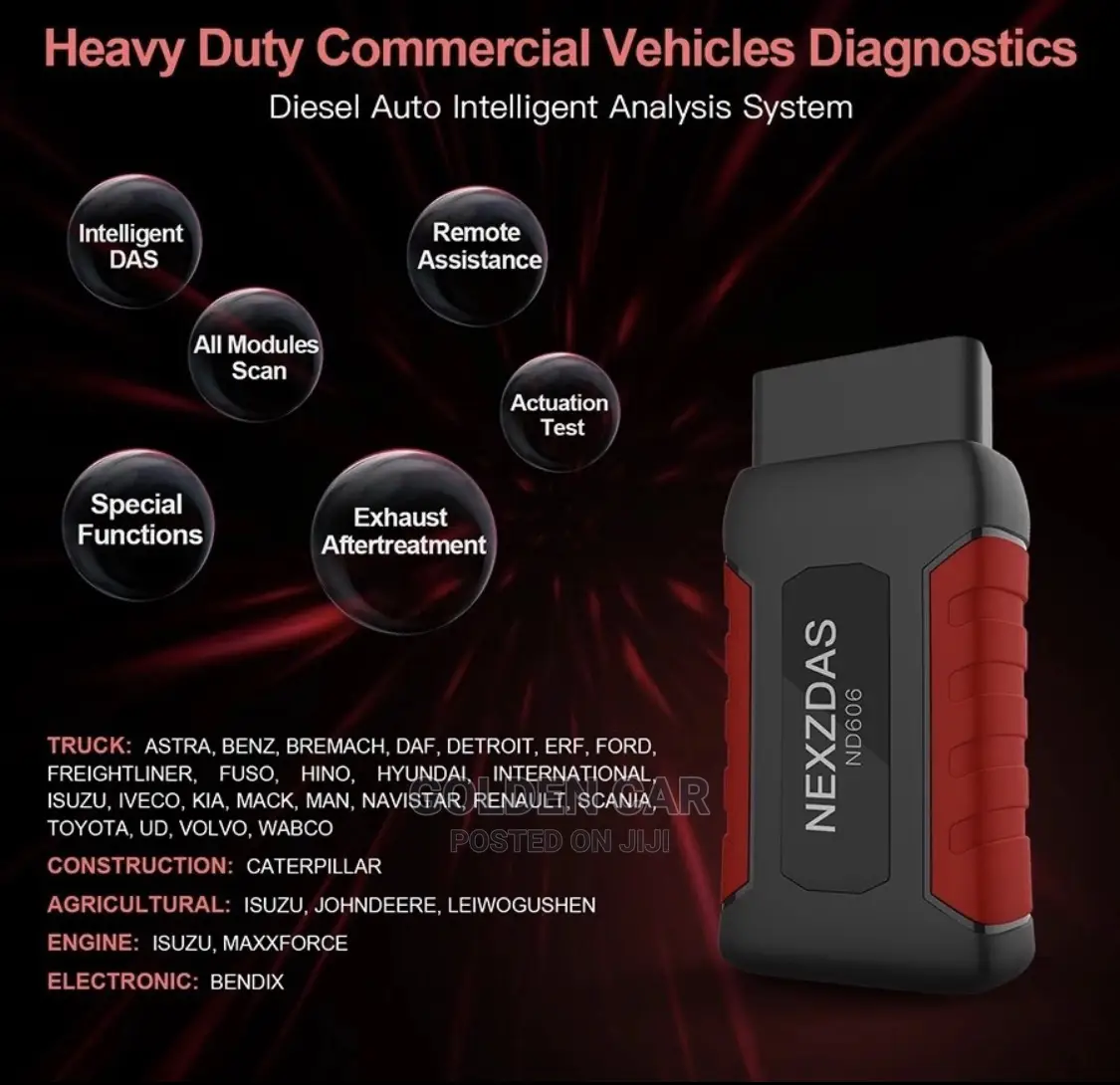 Humzor Nexzdas GND626 12v/24v OBD2 Car Diagnostic Scanner