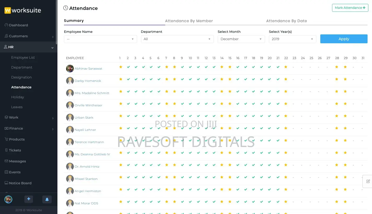 Powerful HR, Accounting, CRM System