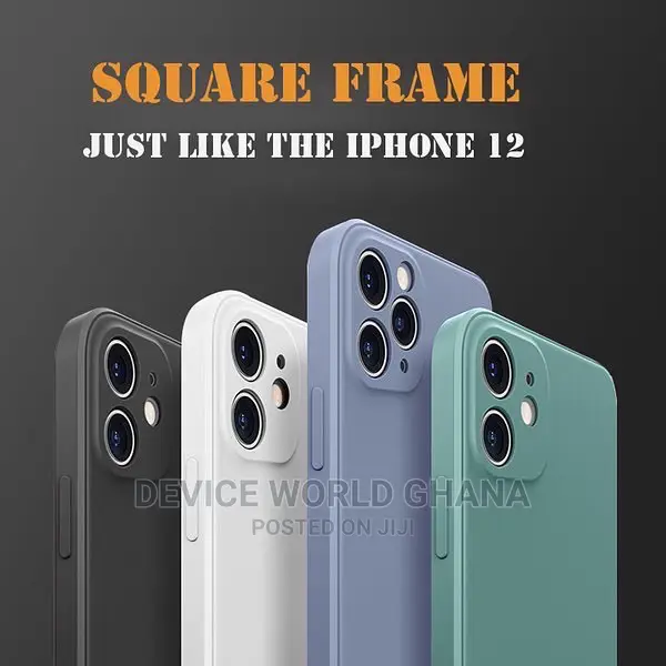 Squared Silicone Case 4 iPhone 13promax 13 12promax 12pro 12