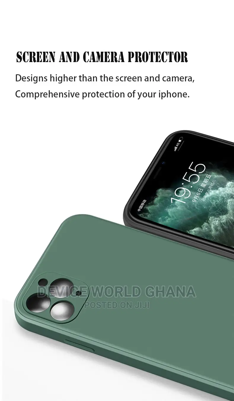 Squared Silicone Case 4 iPhone 13promax 13 12promax 12pro 12