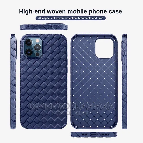 Weaved Pattern Case 4 iPhone 14promax 14p 13promax 13p 13 12