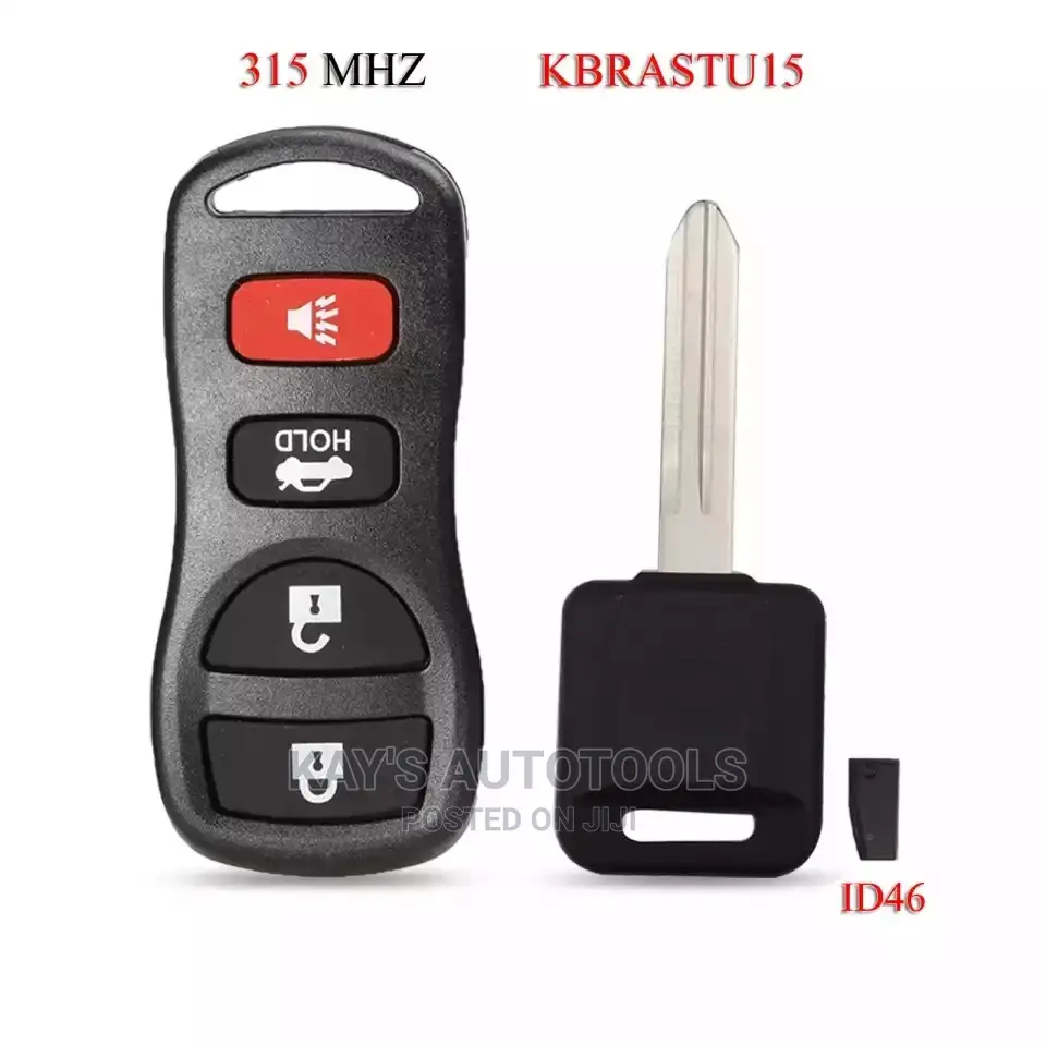 Nissan Key Complete With Chip and Remote