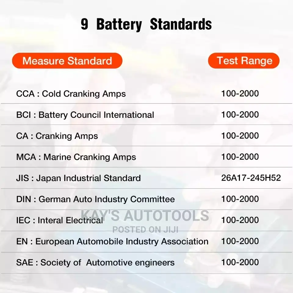 Konnwei Kw208 Car Battery Tester