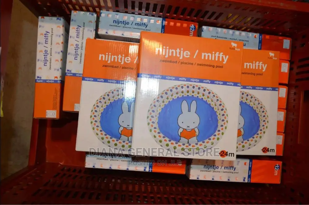 Miffy Two-Ring Pool With a Diameter of 80 Cm. With a Cheerfu