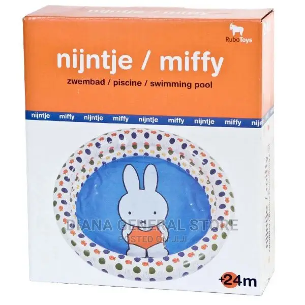 Miffy Two-Ring Pool With a Diameter of 80 Cm. With a Cheerfu