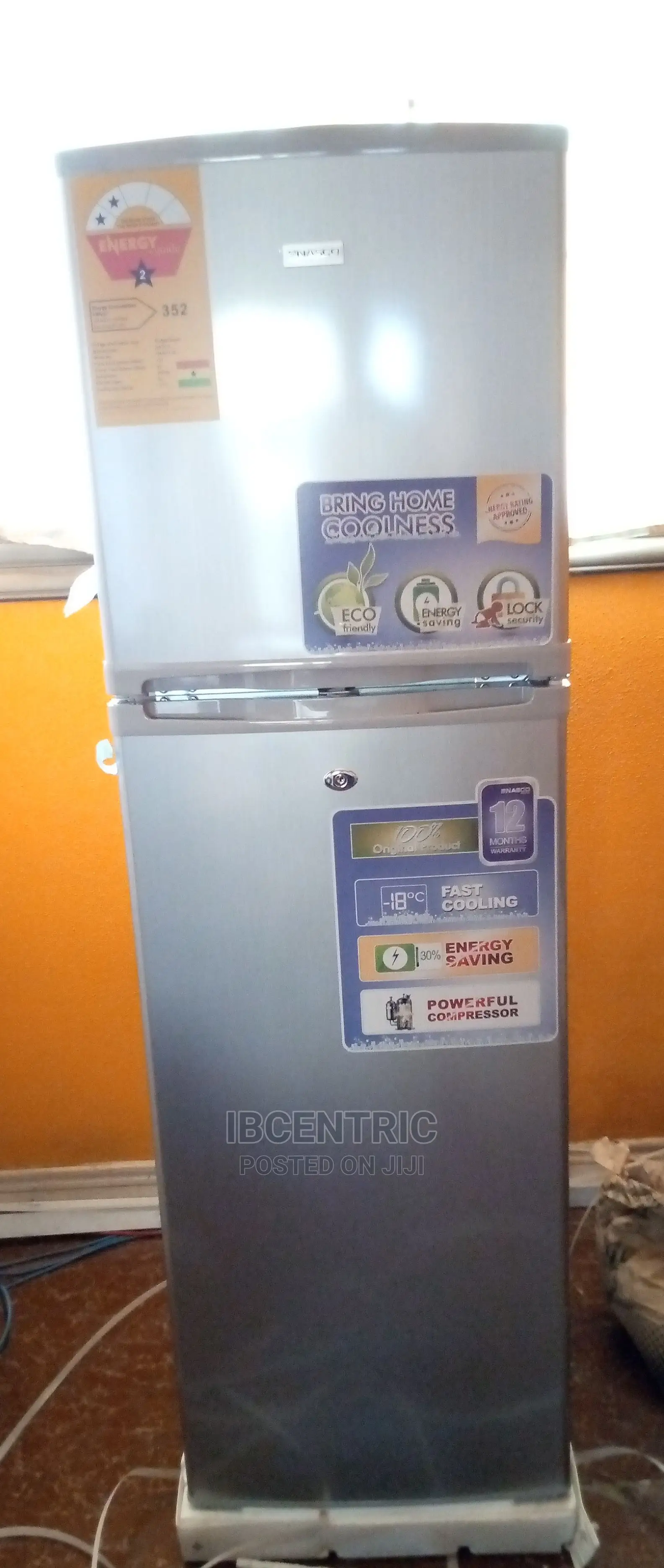 Nasco 200l Top Mount Freezer Double Door Refrigerator