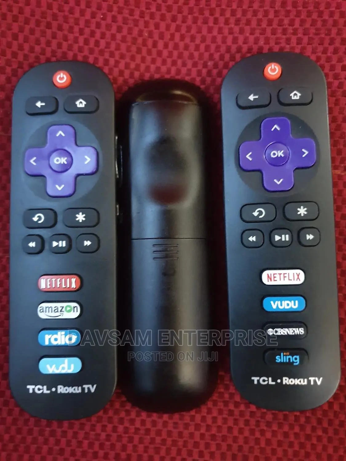 TCL ,Sharp and Hisense Roku Smart TV Remote