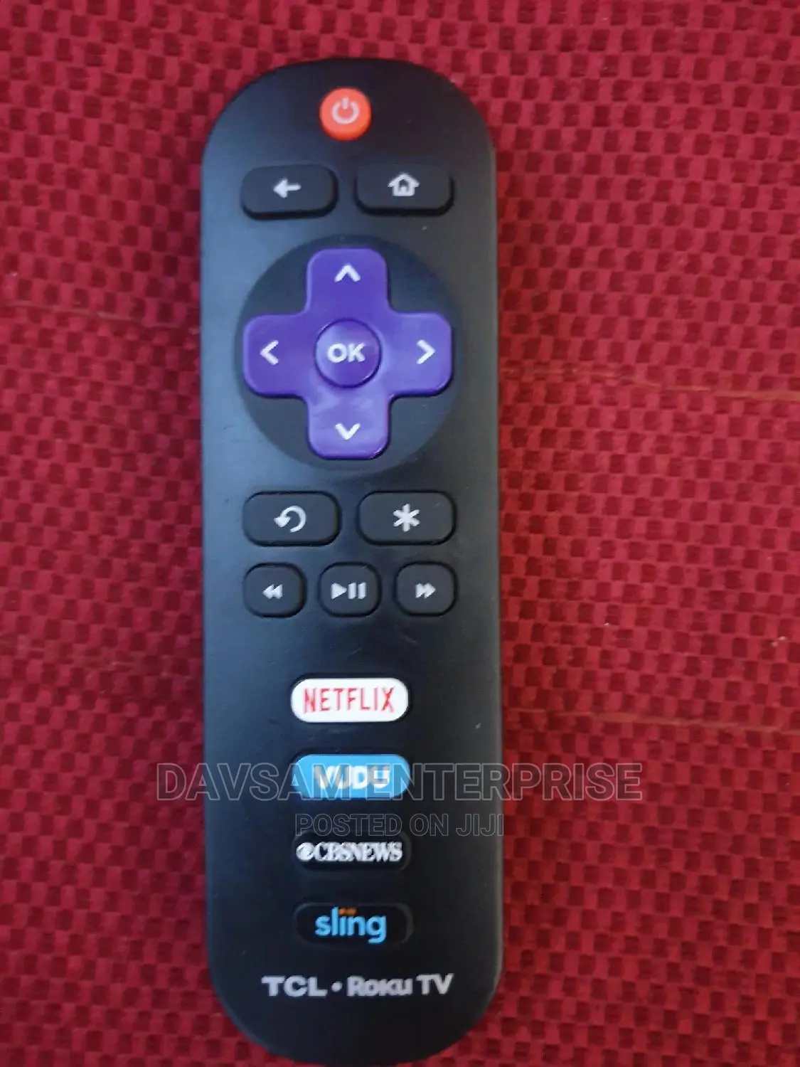 TCL ,Sharp and Hisense Roku Smart TV Remote
