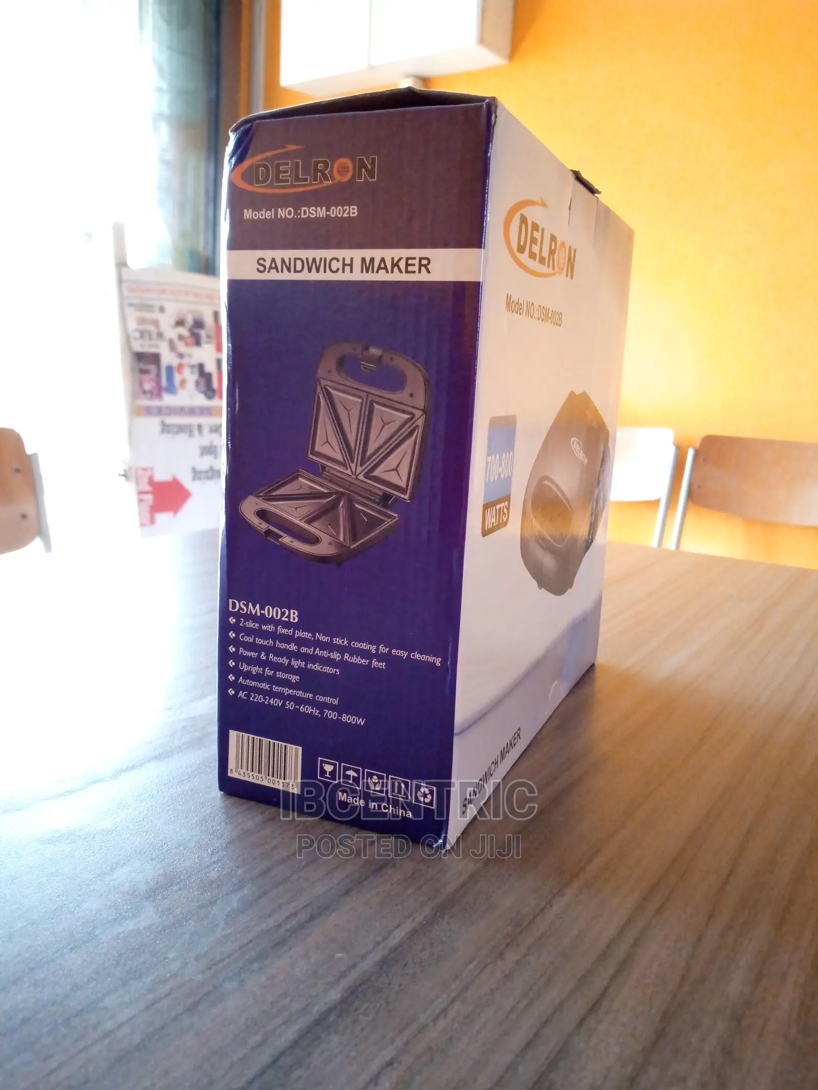 Delron 2 Slice Sandwich Maker