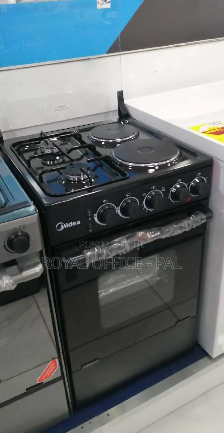 Midea 2 Gas 2 Electric Burner Cooker With Oven