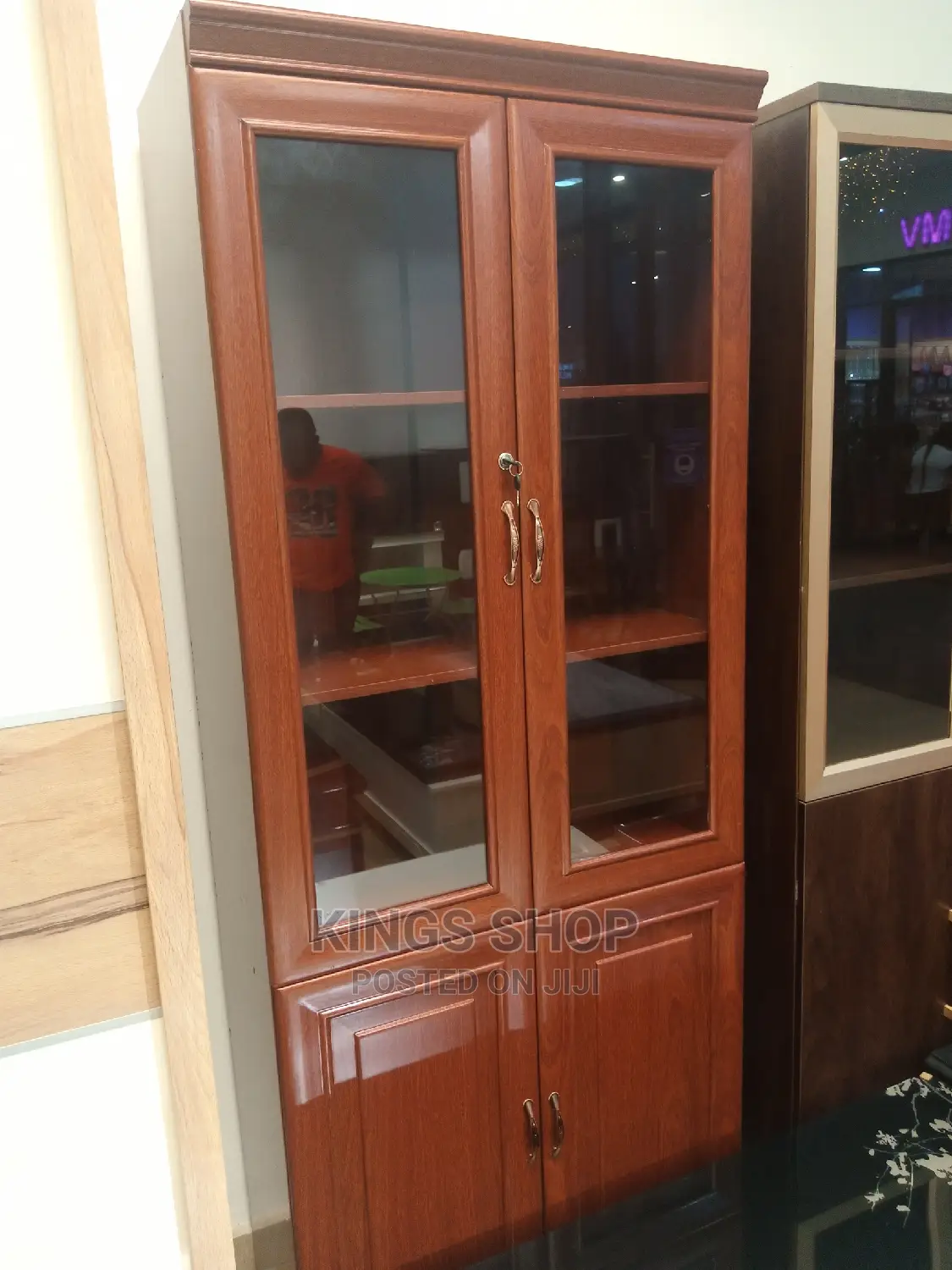 Solid Red Wood Office Cupboard