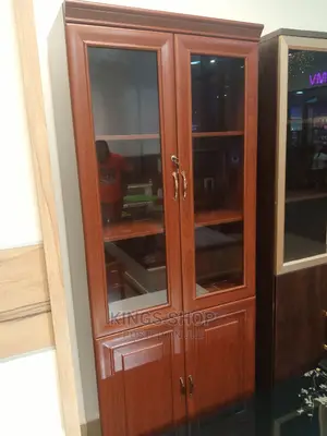 Solid Red Wood Office Cupboard