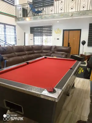 Coin Operated Marble Pool Table