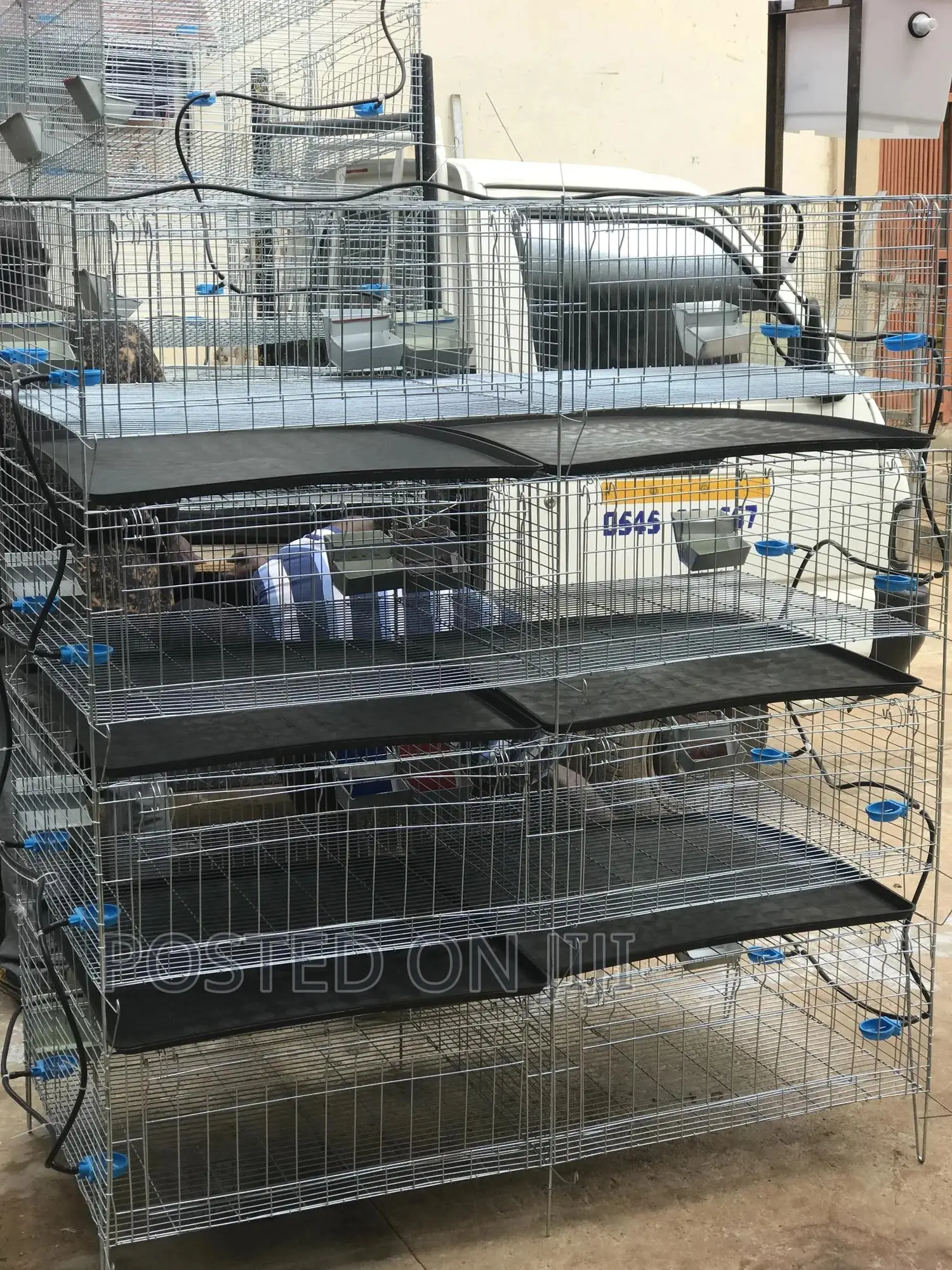 Waste Tray and Cages