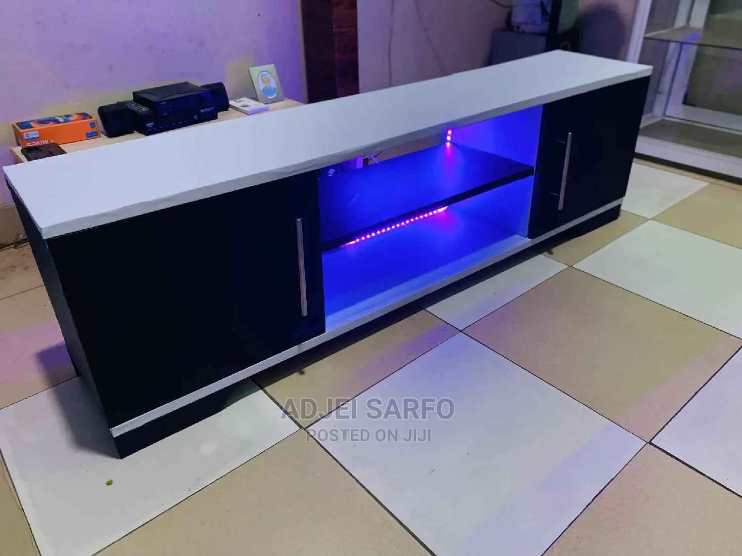 Original Tv Stand Inside With Led Light