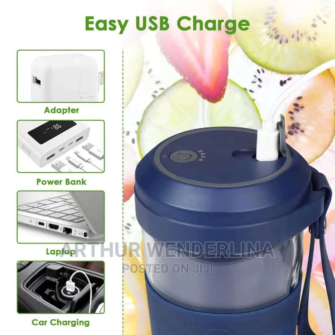 Quality Rechargeable Portable Juicer Cup Fruits Blender