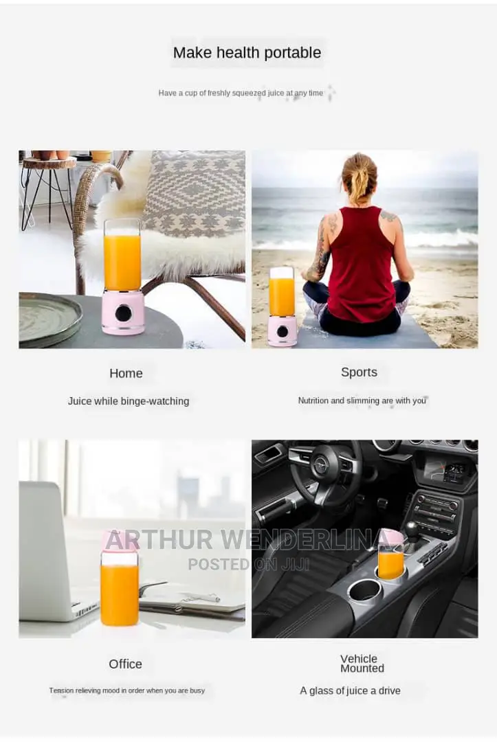 Quality Rechargeable Portable Juicer Cup Fruits Blender
