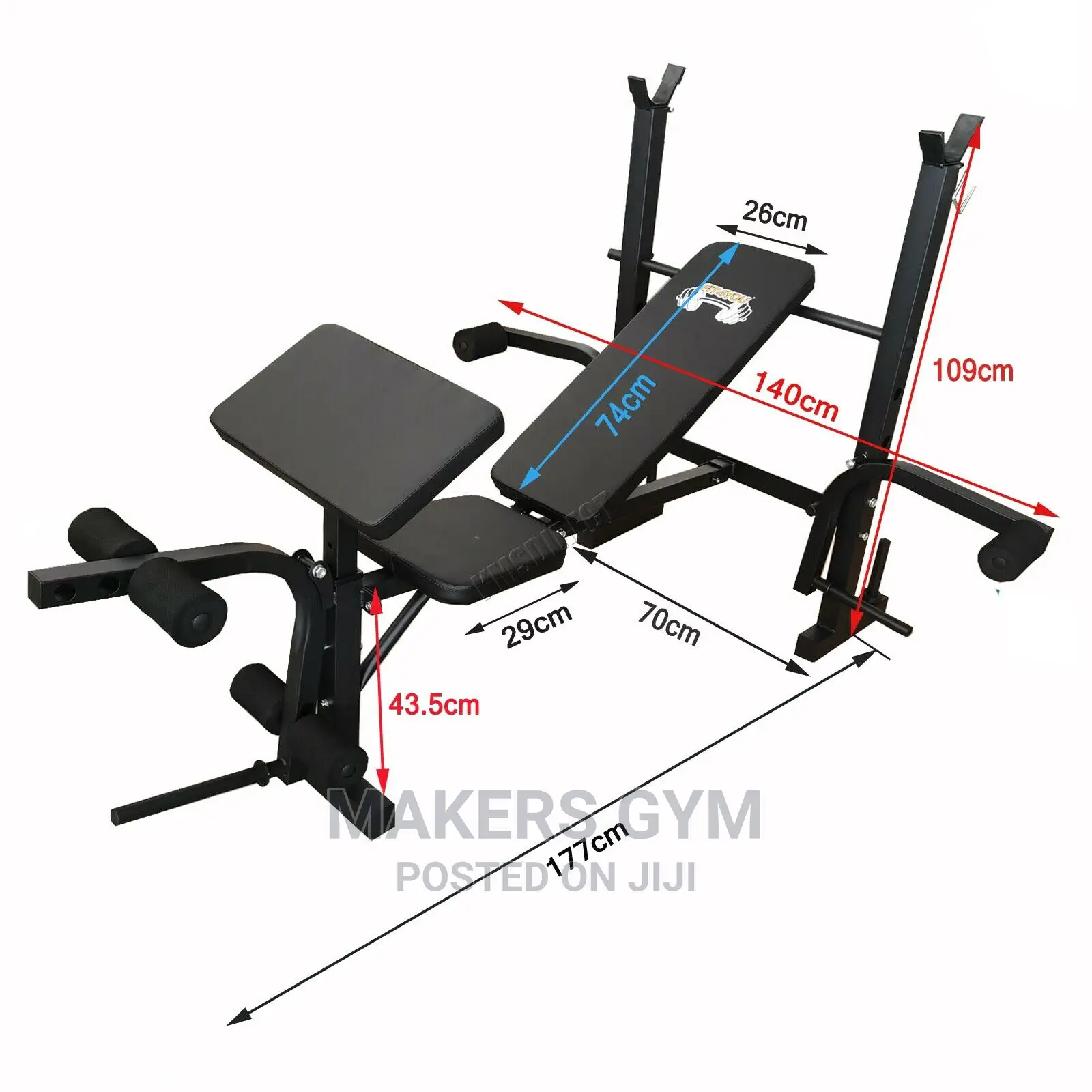 Weight Bench Press Rack Multi Gym