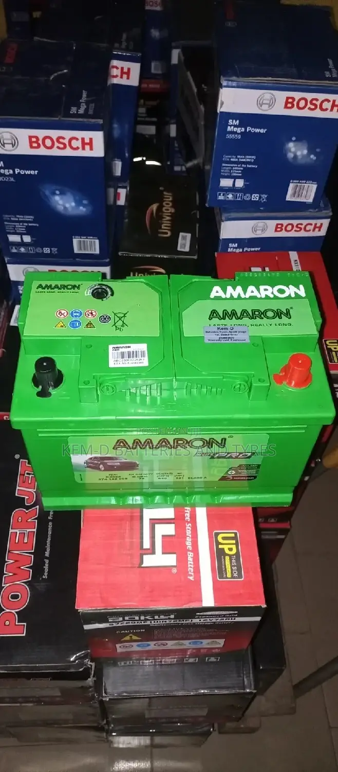 15 Plates Amaron Car Battery + Free Delivery - India Made