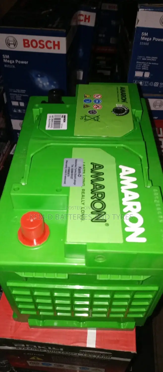 15 Plates Amaron Car Battery + Free Delivery - India Made