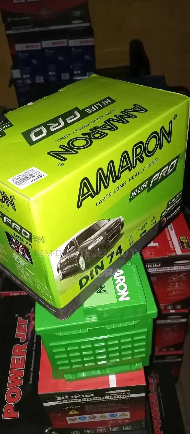 15 Plates Amaron Car Battery + Free Delivery - India Made