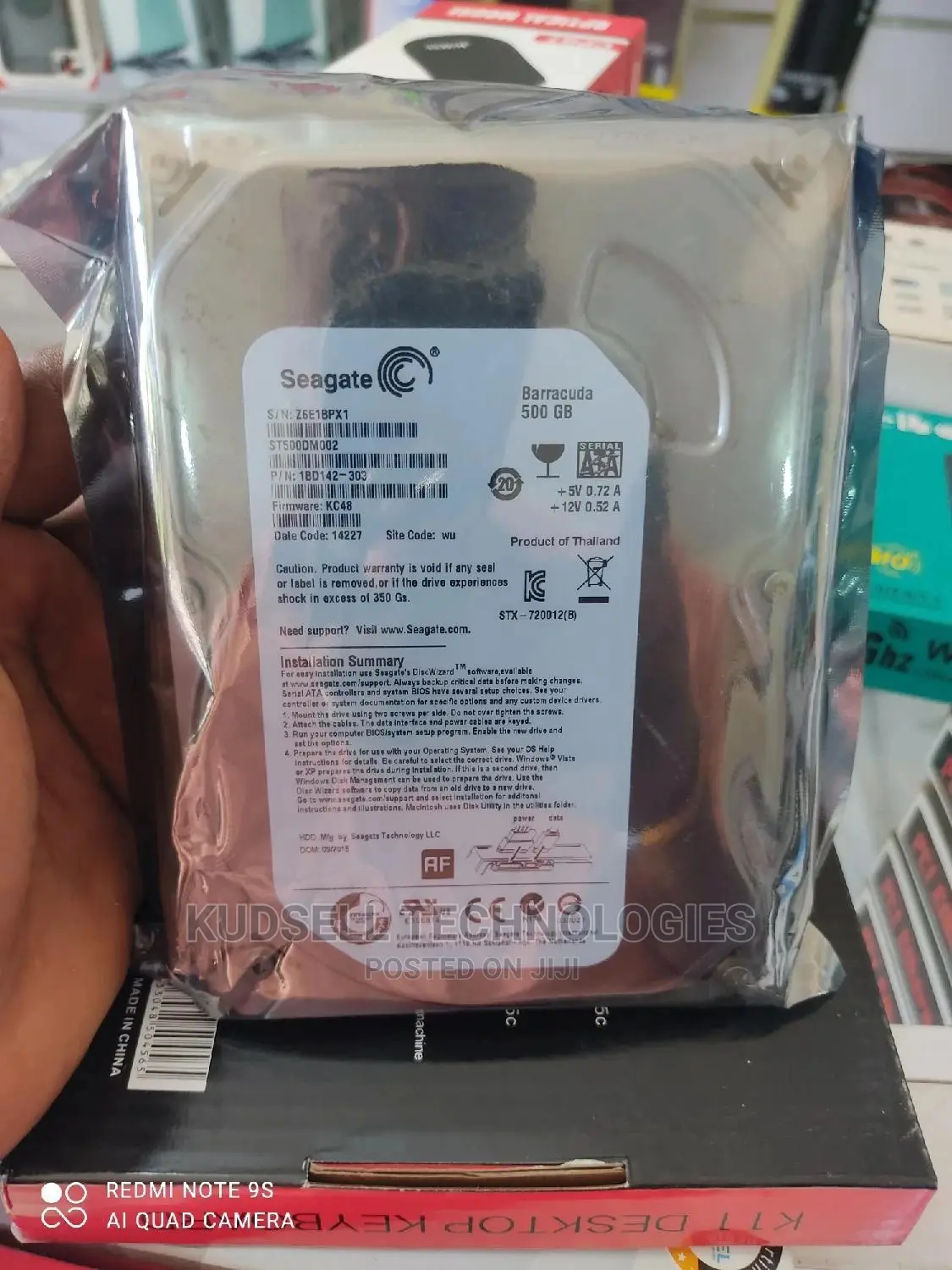 Seagate HDD 500gb For Desktop Computer