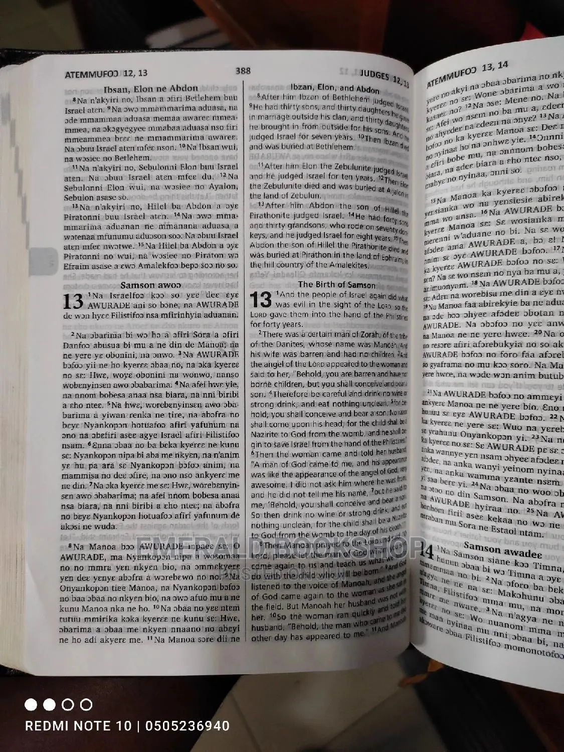 English and Twi Bible