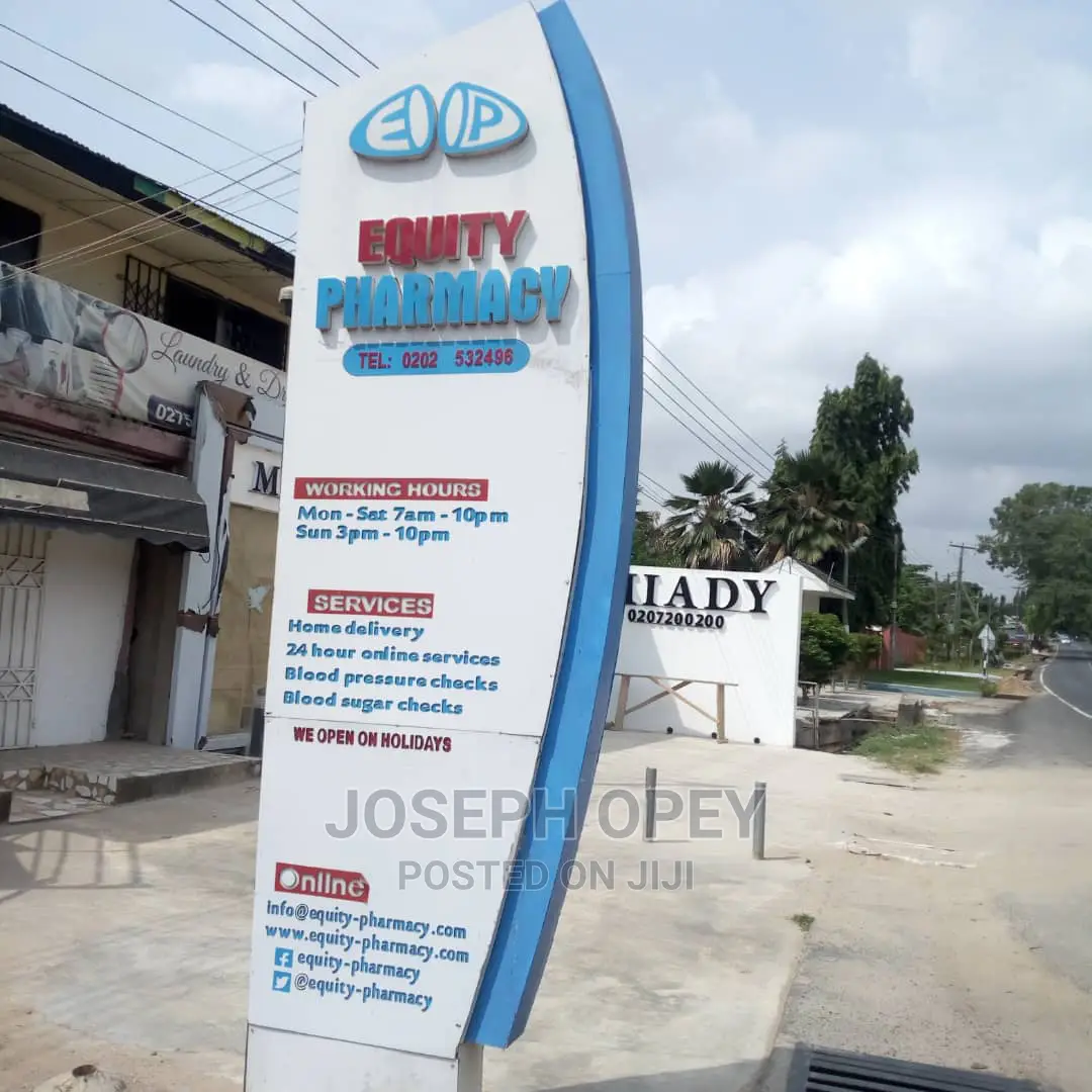 3D Sign Board Available.