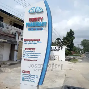 3D Sign Board Available.
