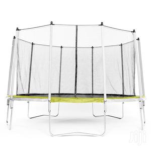 16ft Trampoline and Protective Netting - Green