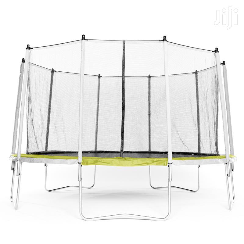 16ft Trampoline and Protective Netting - Green