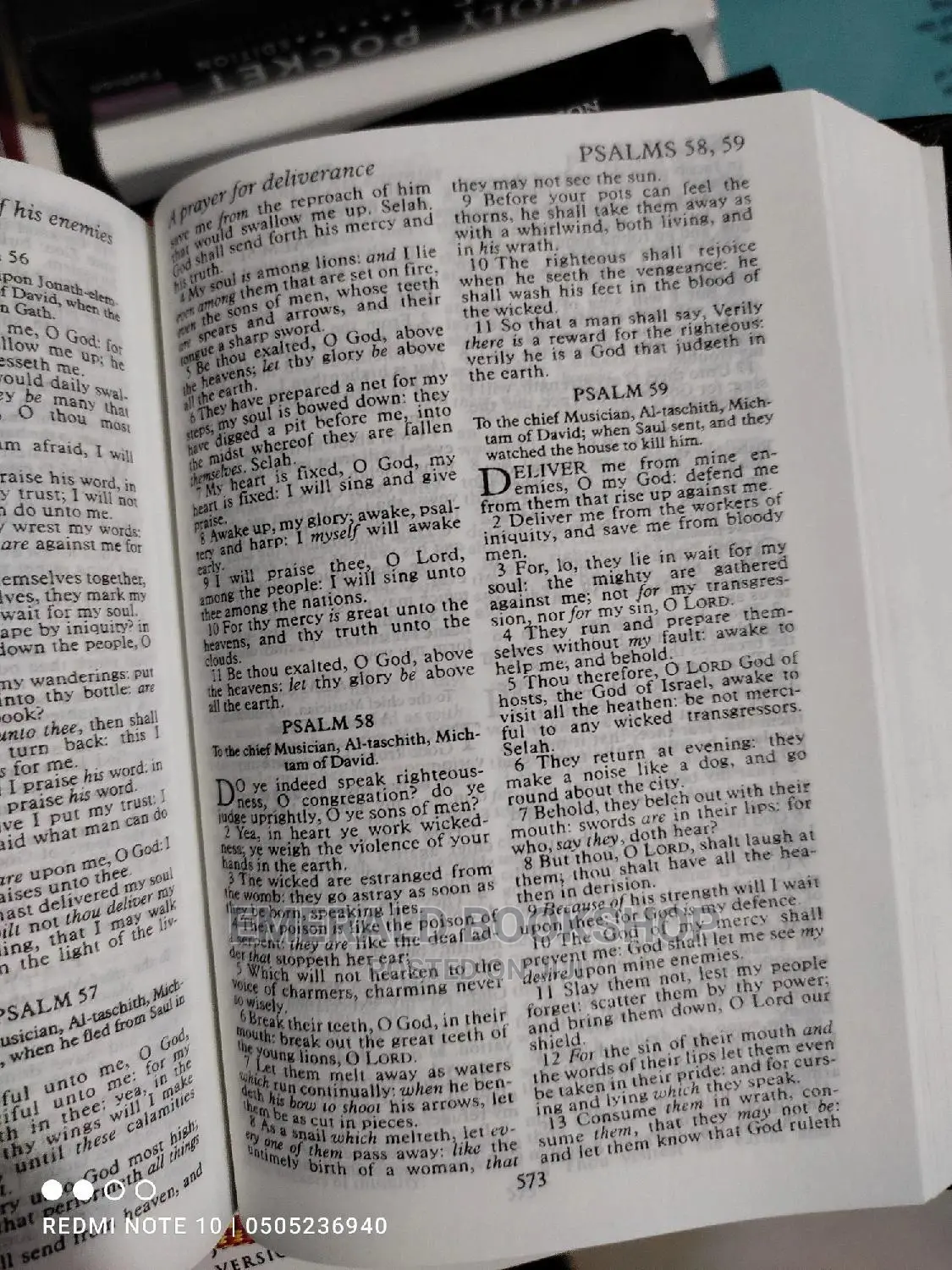 Pocket Bible KJV