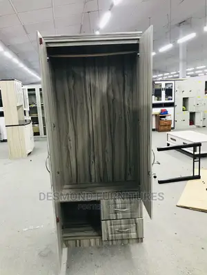 Two Doors Wardrobe With a Mirror