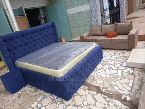 New Queen Size Bed With Mattresses . Free Delivery