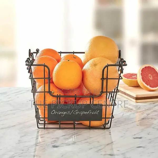 4 Tier Metal Floor Standing Fruit/Home Storage Market Basket