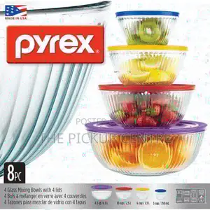Pyrex Smart Essential 8-Piece Mixing Bowl Set