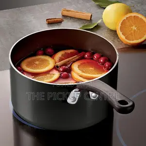 Tramontina 6-Piece Stackable Nonstick Sauce Pan Set .