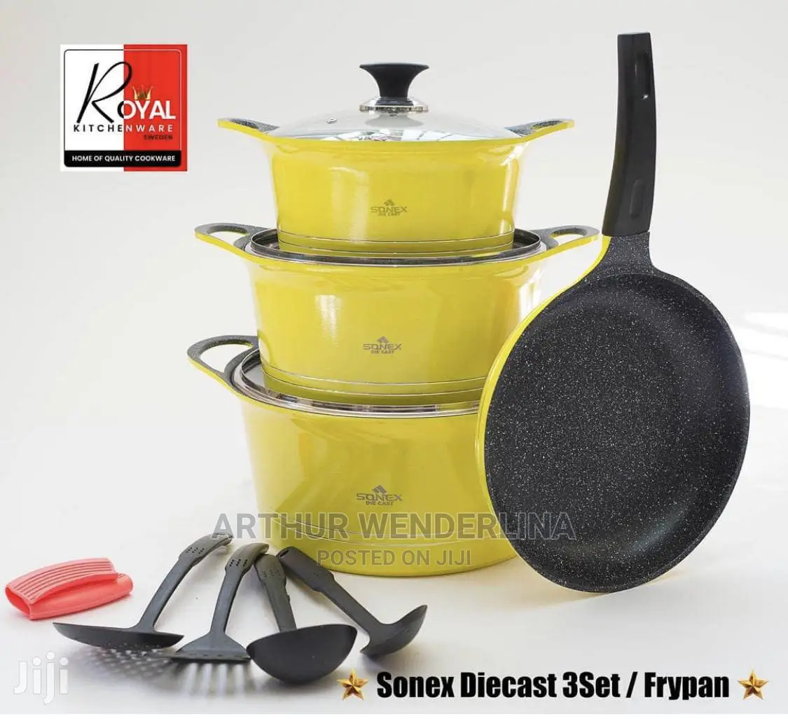 Sonex 3 Set Untensils Non - Stick Plus Fry Pan