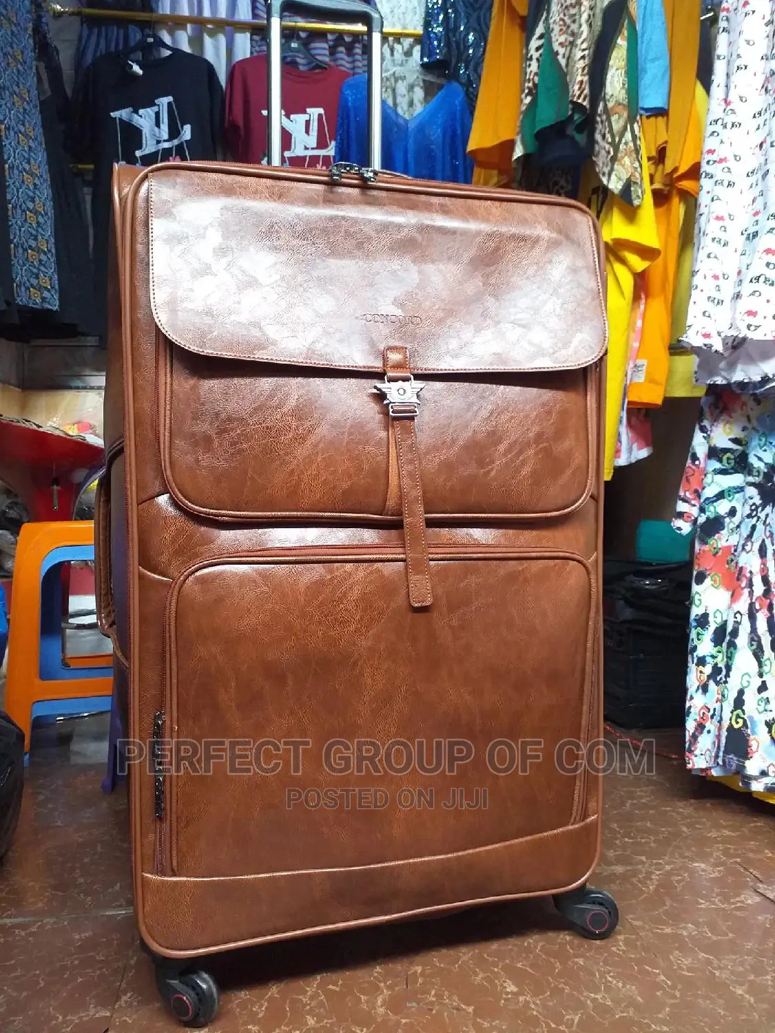 Leather Suitcase Bag Xl Size / One Big Size