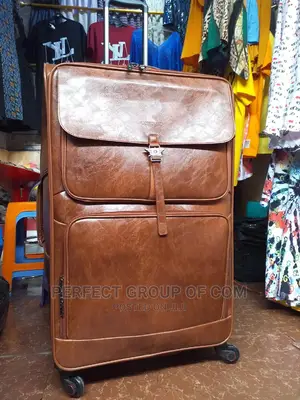 Leather Suitcase Bag Xl Size / One Big Size