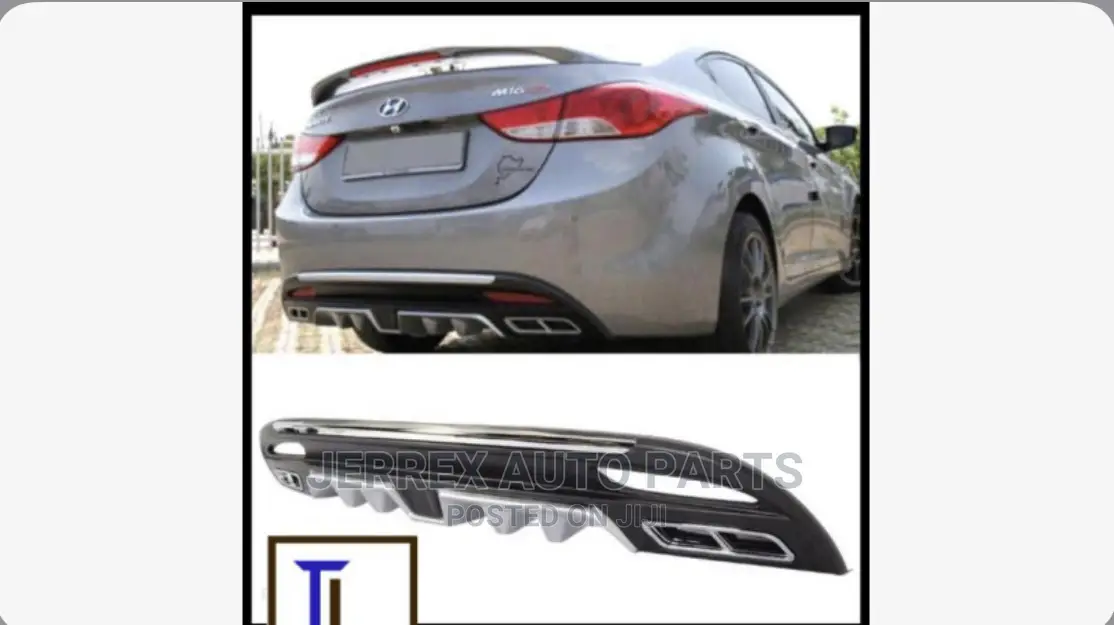 Hyundai Elantra 2011-2013 Back Bumper Diffuser/Spoiler
