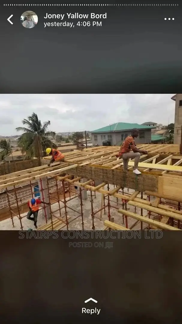 Formworks/Decking Contractor . Ghc200.00 Per Square Meter.